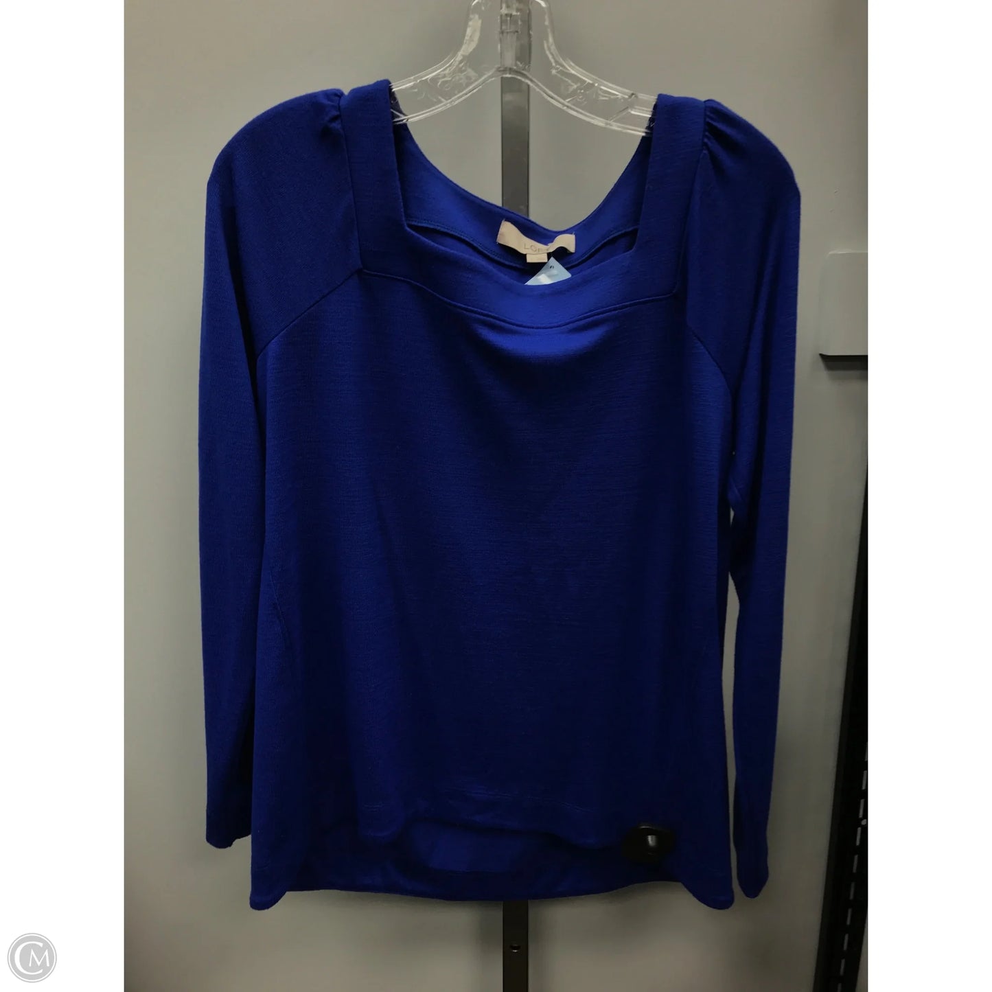 Top Long Sleeve By Loft In Blue, Size: S