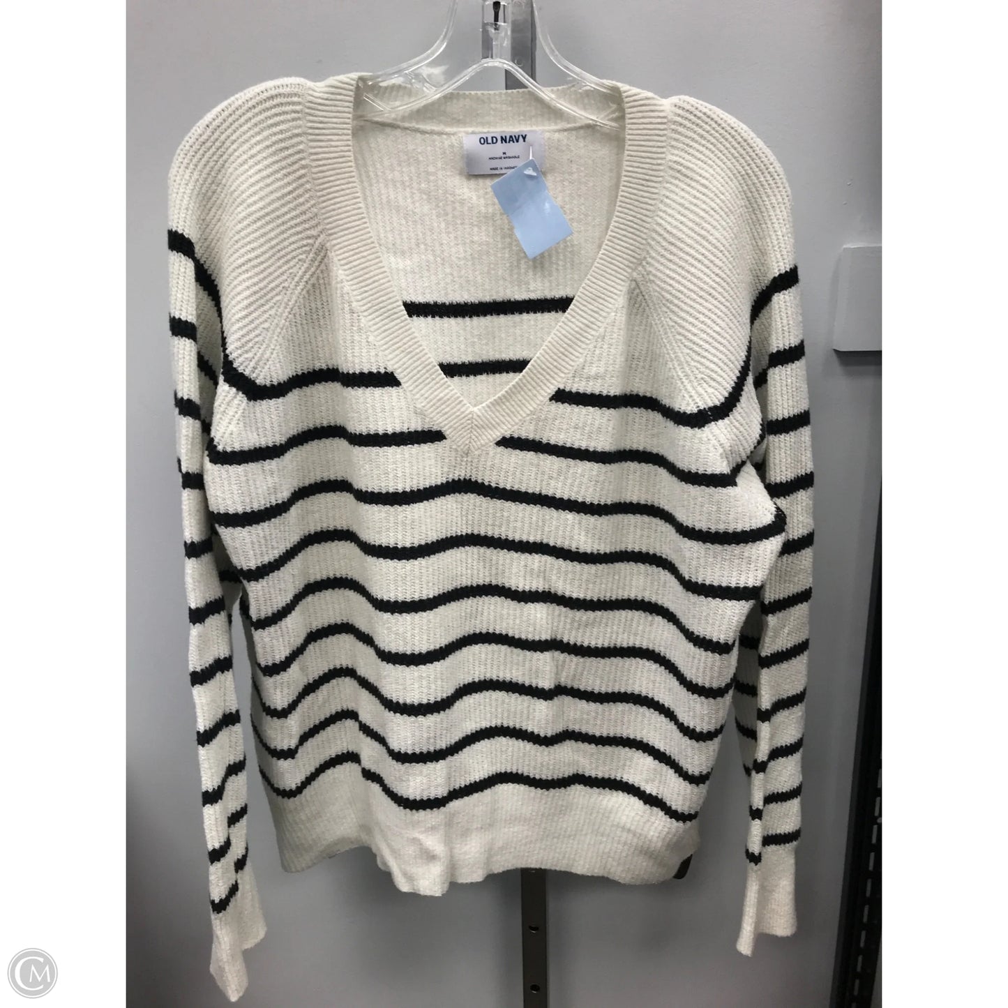 Sweater By Old Navy In Striped Pattern, Size: M