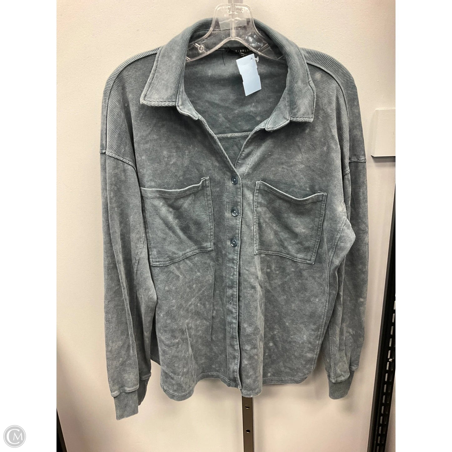 Top Long Sleeve By Jane And Delancey In Blue, Size: M