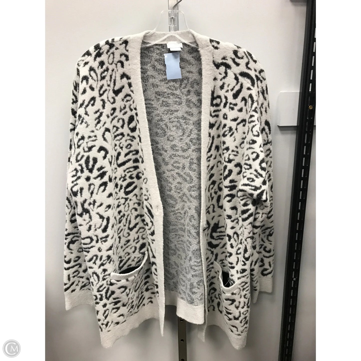 Sweater By Chicos In Animal Print, Size: Xl