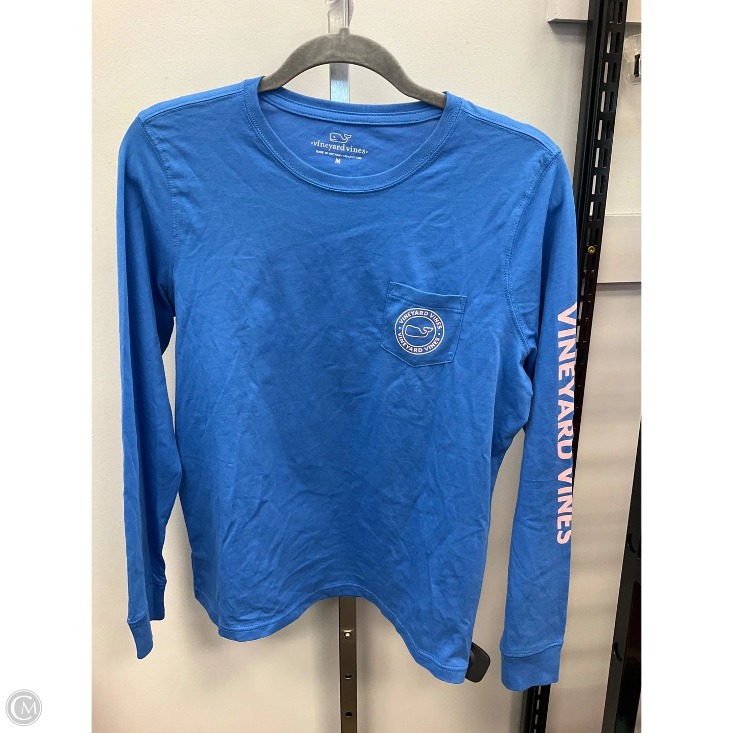 Top Long Sleeve By Vineyard Vines In Blue, Size: M