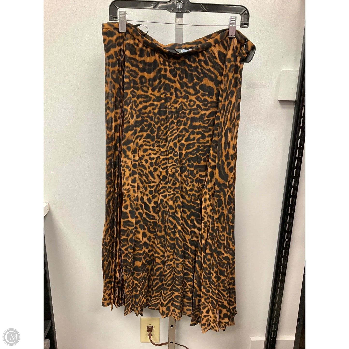 Skirt Midi By Lauren By Ralph Lauren In Animal Print, Size: 12