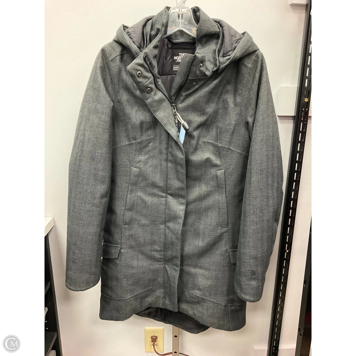 Coat Other By The North Face In Grey, Size: S
