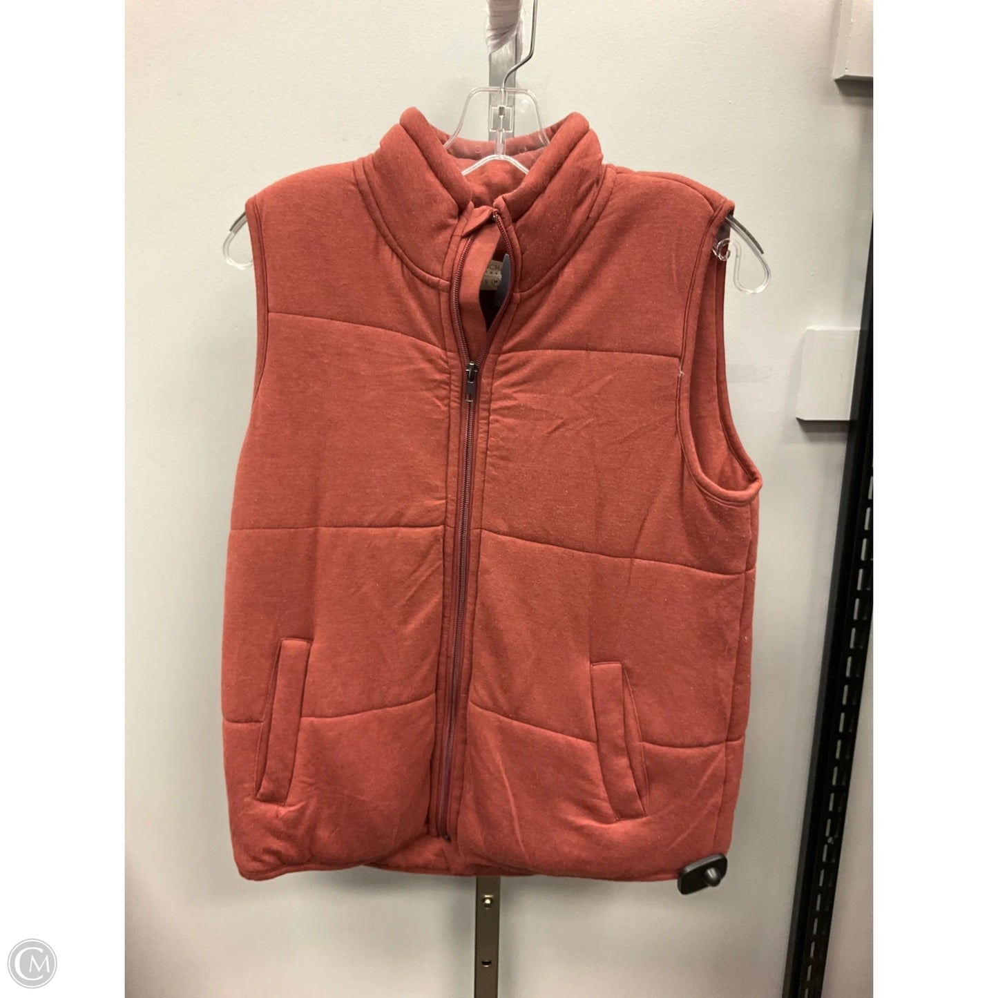Vest Puffer & Quilted By Cmc In Orange, Size: M