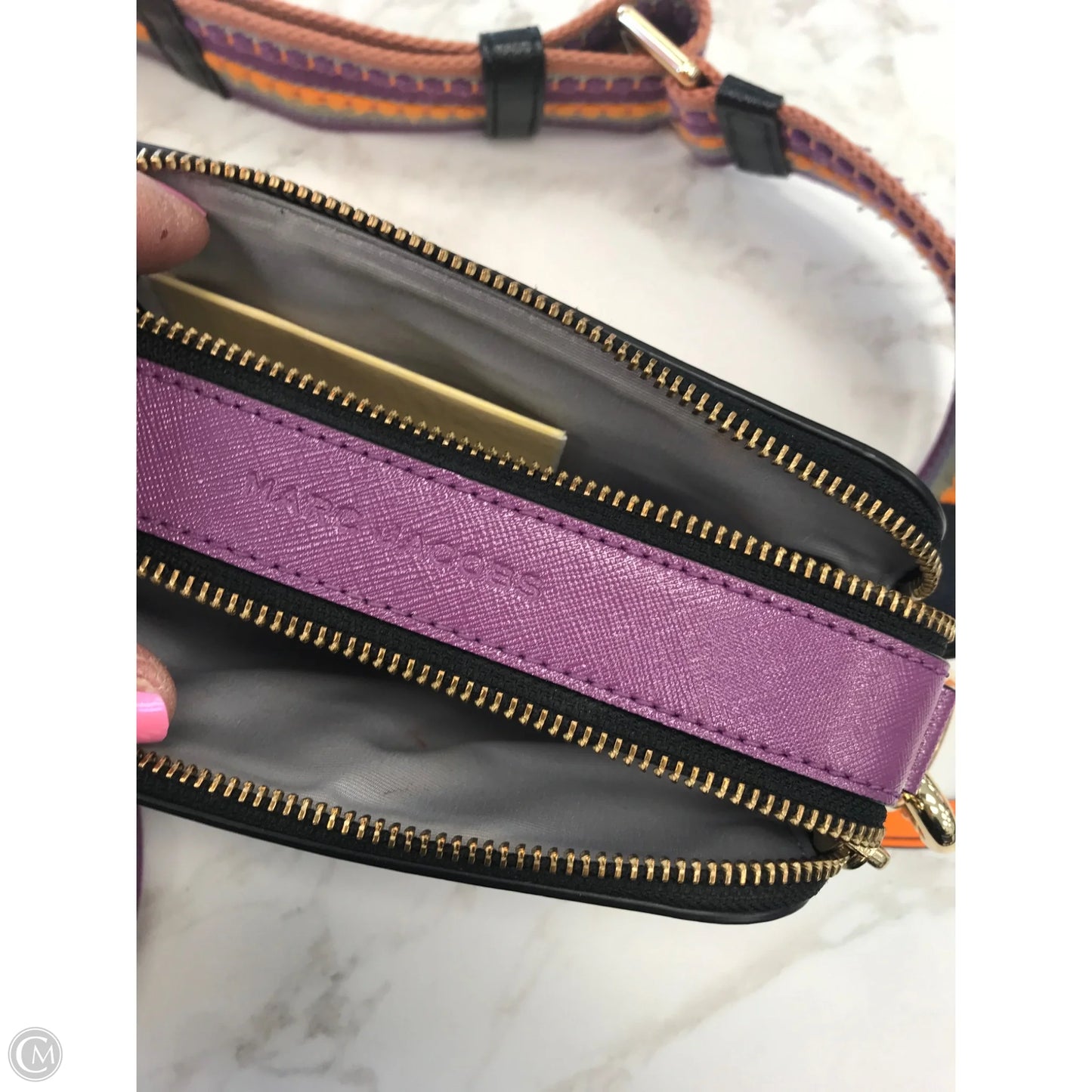 Crossbody Luxury Designer By Marc Jacobs, Size: Small