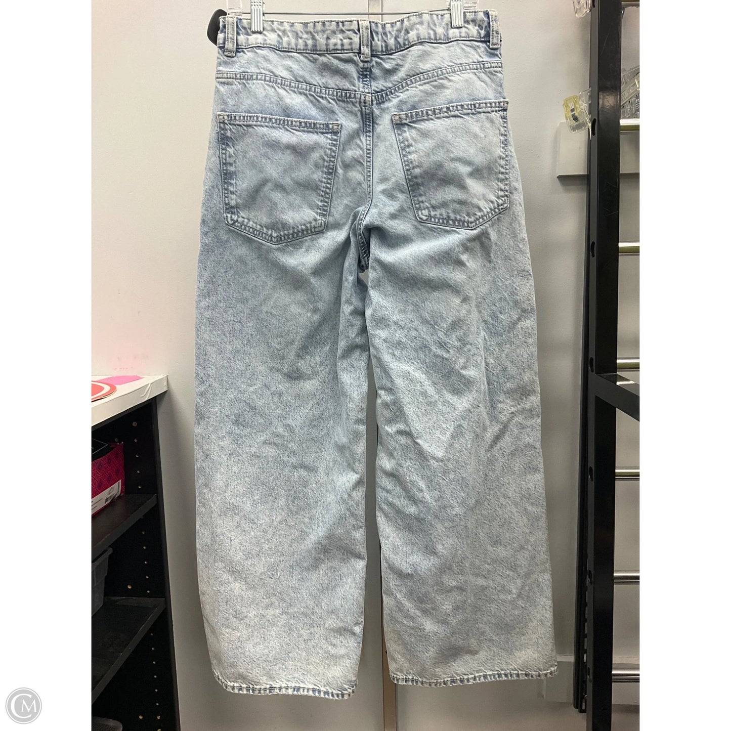 Jeans Wide Leg By Divided In Blue, Size: 8