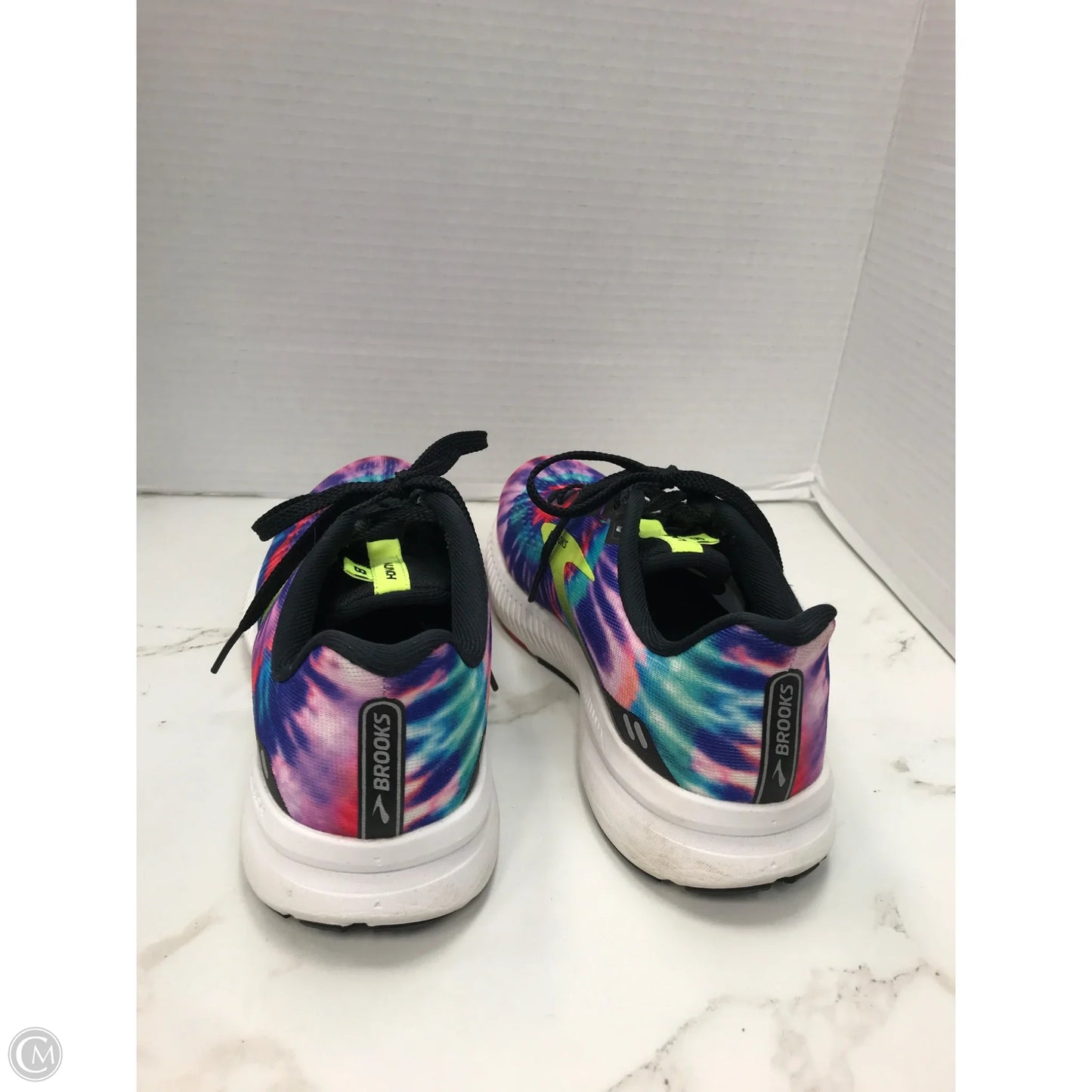 Shoes Athletic By Brooks In Tie Dye Print, Size: 6.5