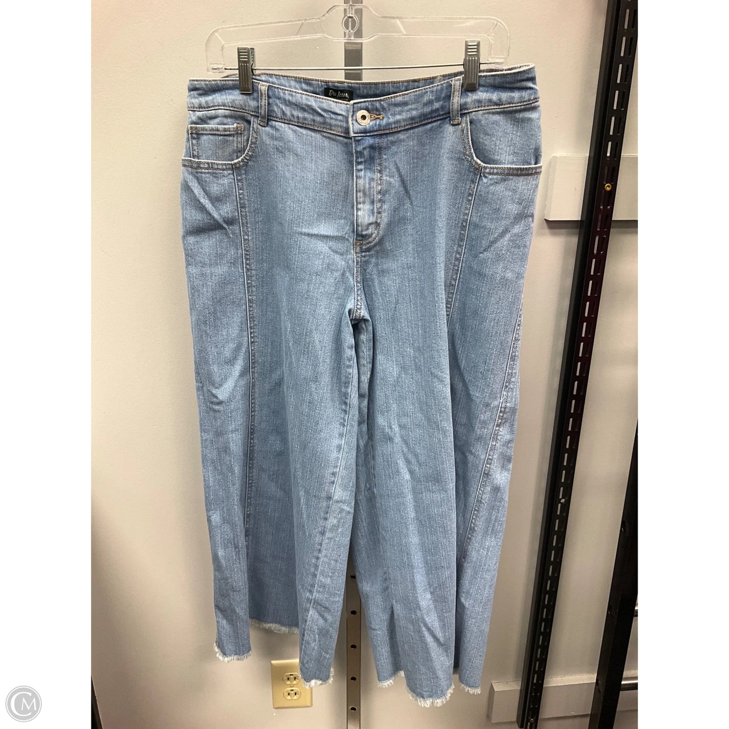 Jeans Wide Leg By Clothes Mentor In Blue Denim, Size: 14