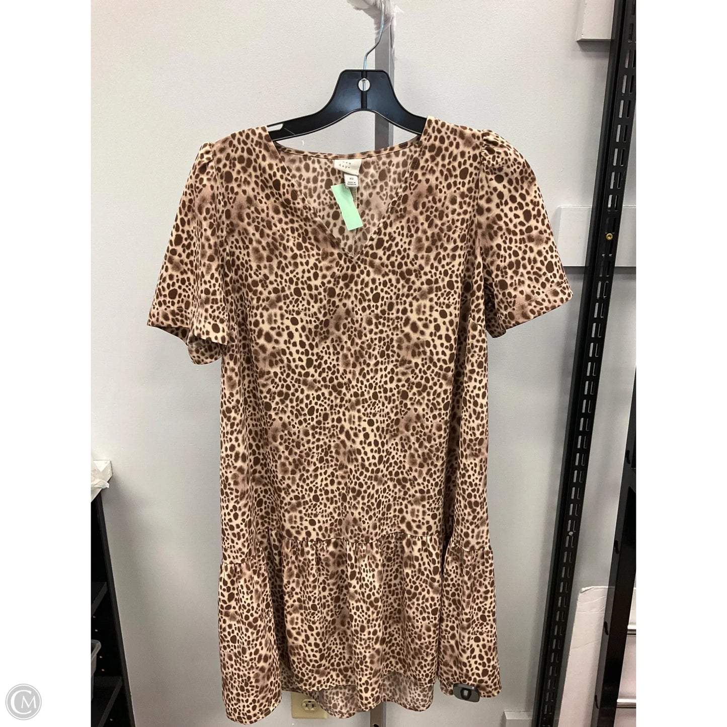 Dress Casual Short By A New Day In Animal Print, Size: Xs
