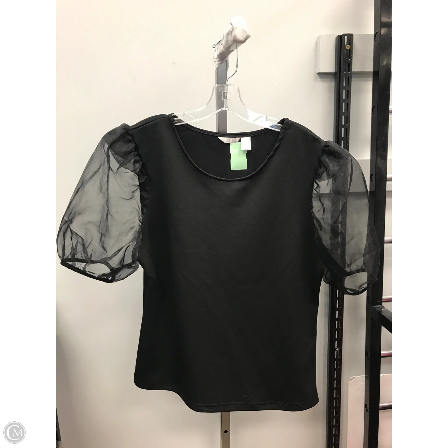 Top Short Sleeve By Kaktus In Black, Size: Xl