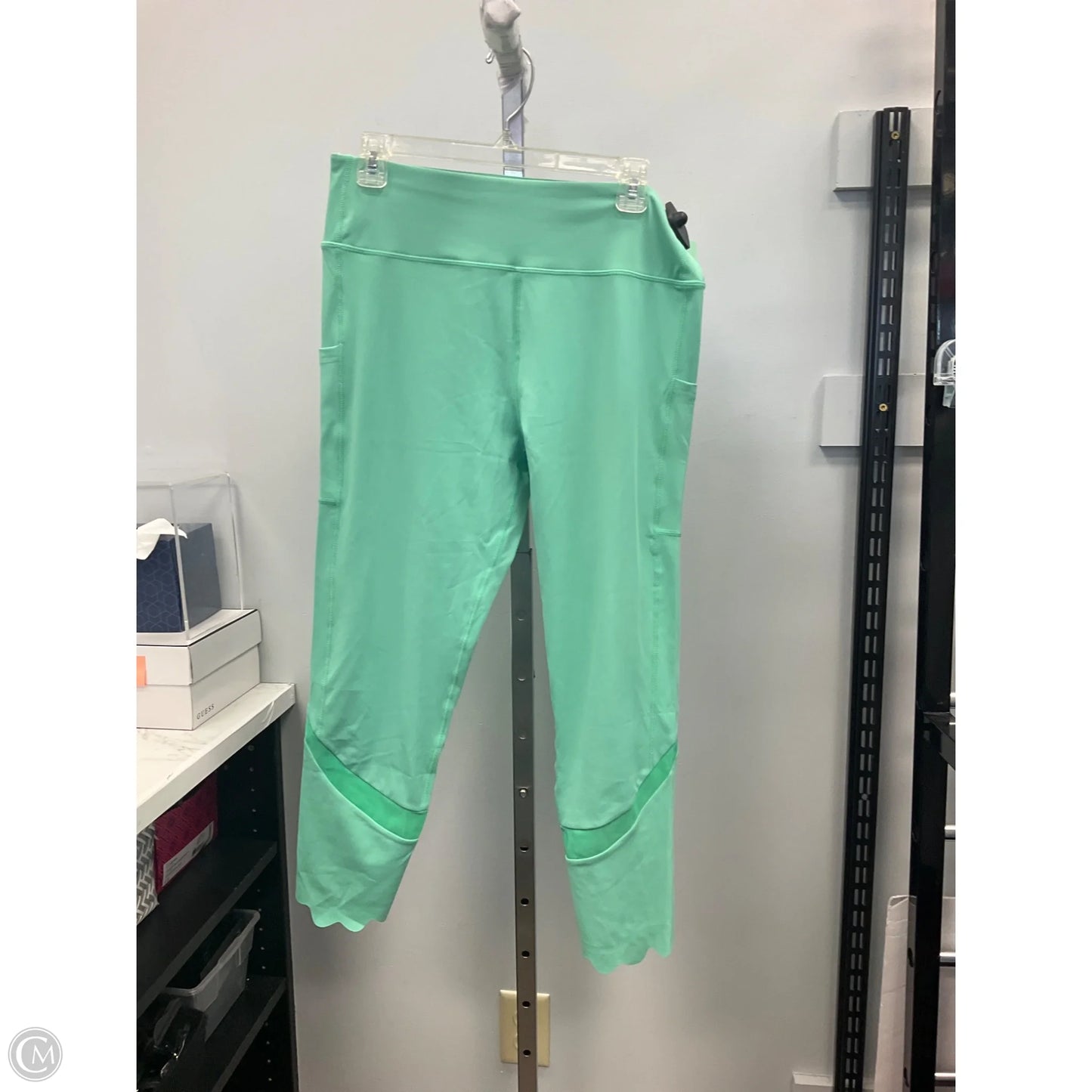 Athletic Capris By Fila In Green, Size: Xl