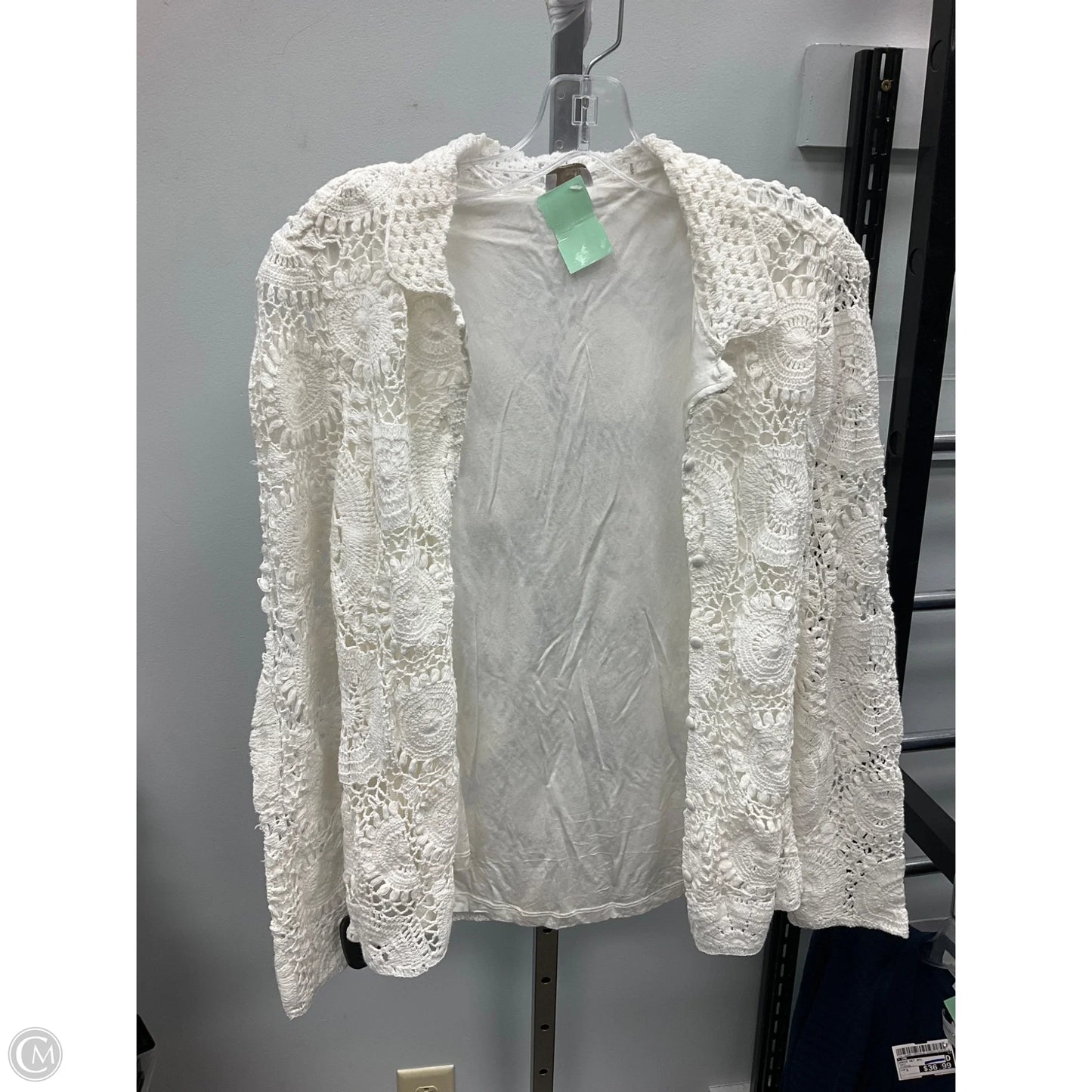 Top Long Sleeve By Ecru In White, Size: S