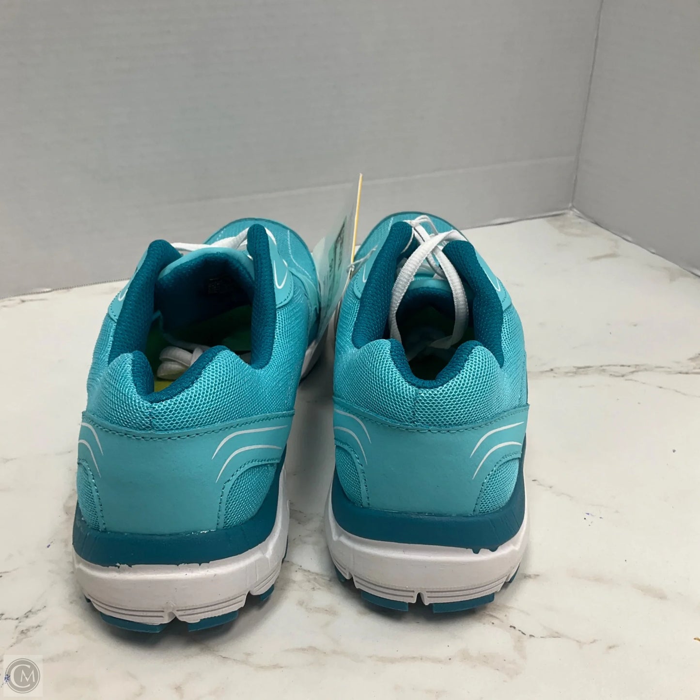 Shoes Sneakers By Dr Scholls In Aqua, Size: 10