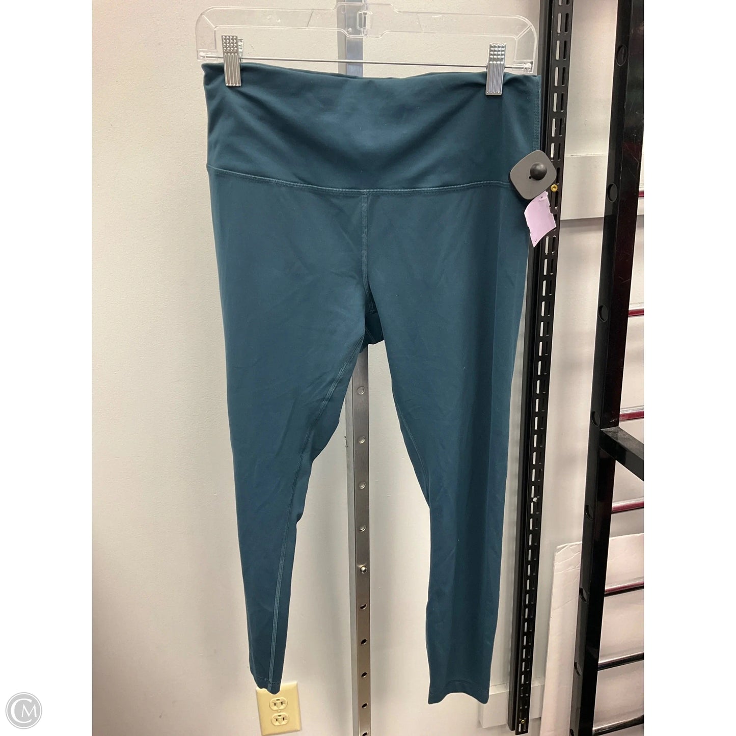 Athletic Capris By Lululemon In Teal, Size: 12