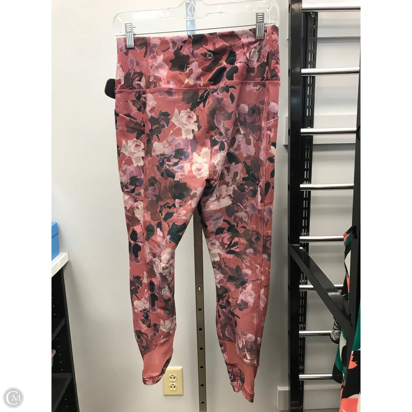 Athletic Leggings Capris By Rbx In Floral Print, Size: M