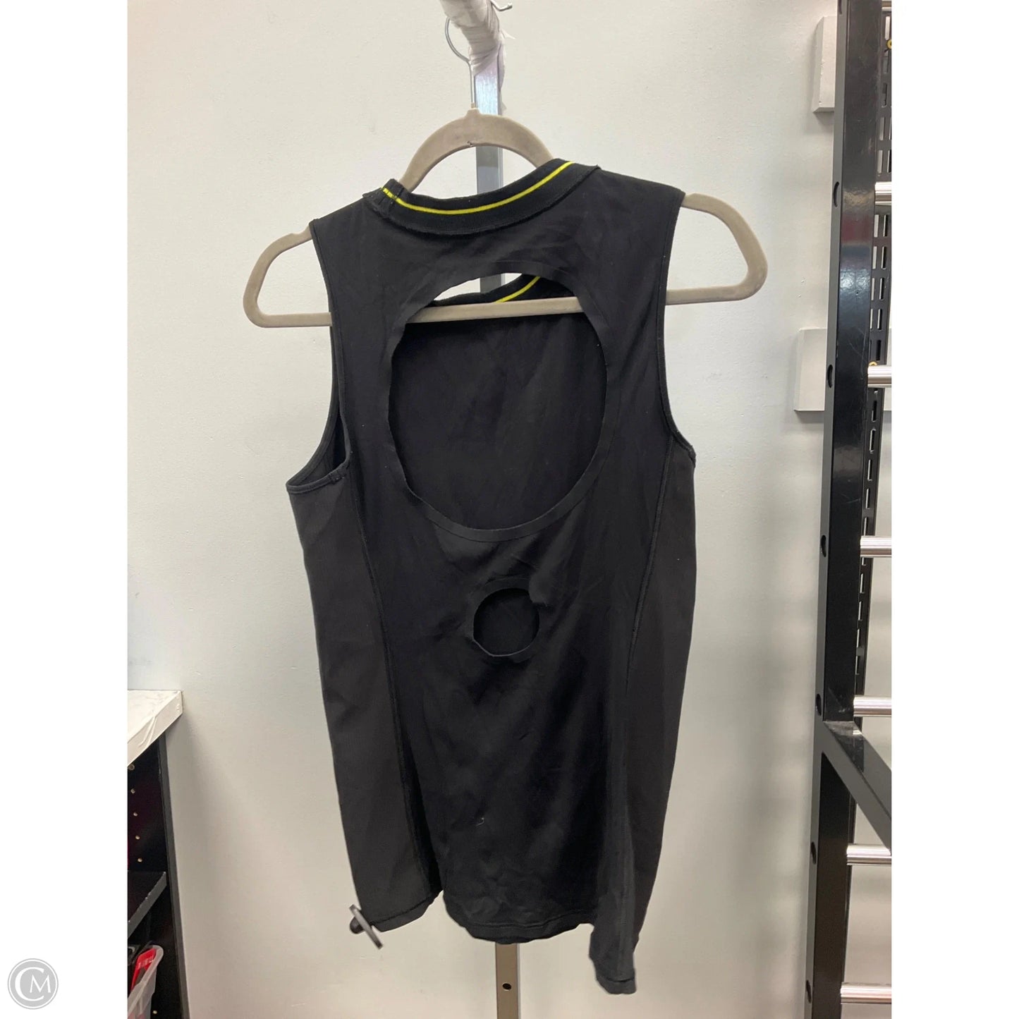Athletic Tank Top By Lululemon In Black, Size: L