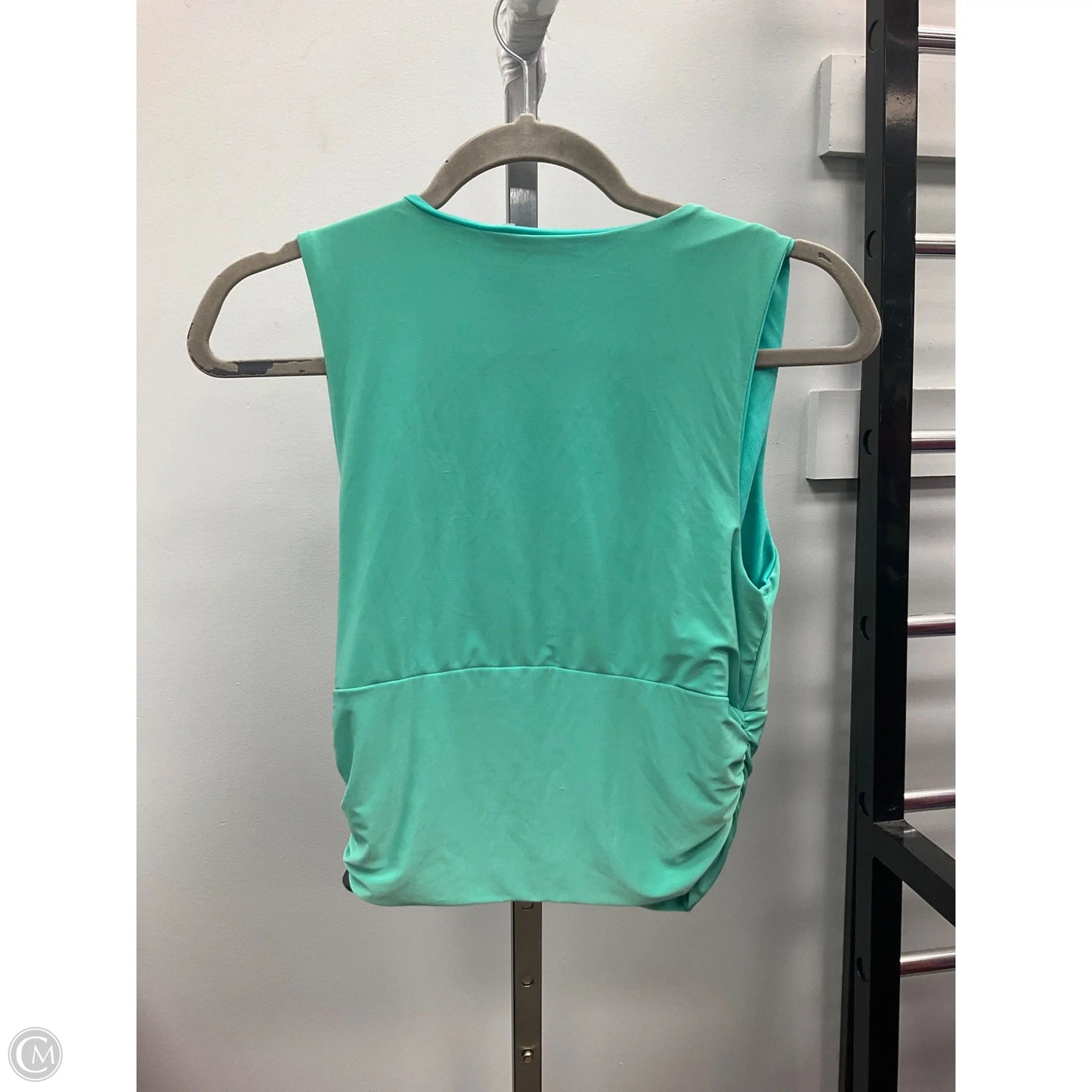 Top Sleeveless By Cmc In Aqua, Size: M
