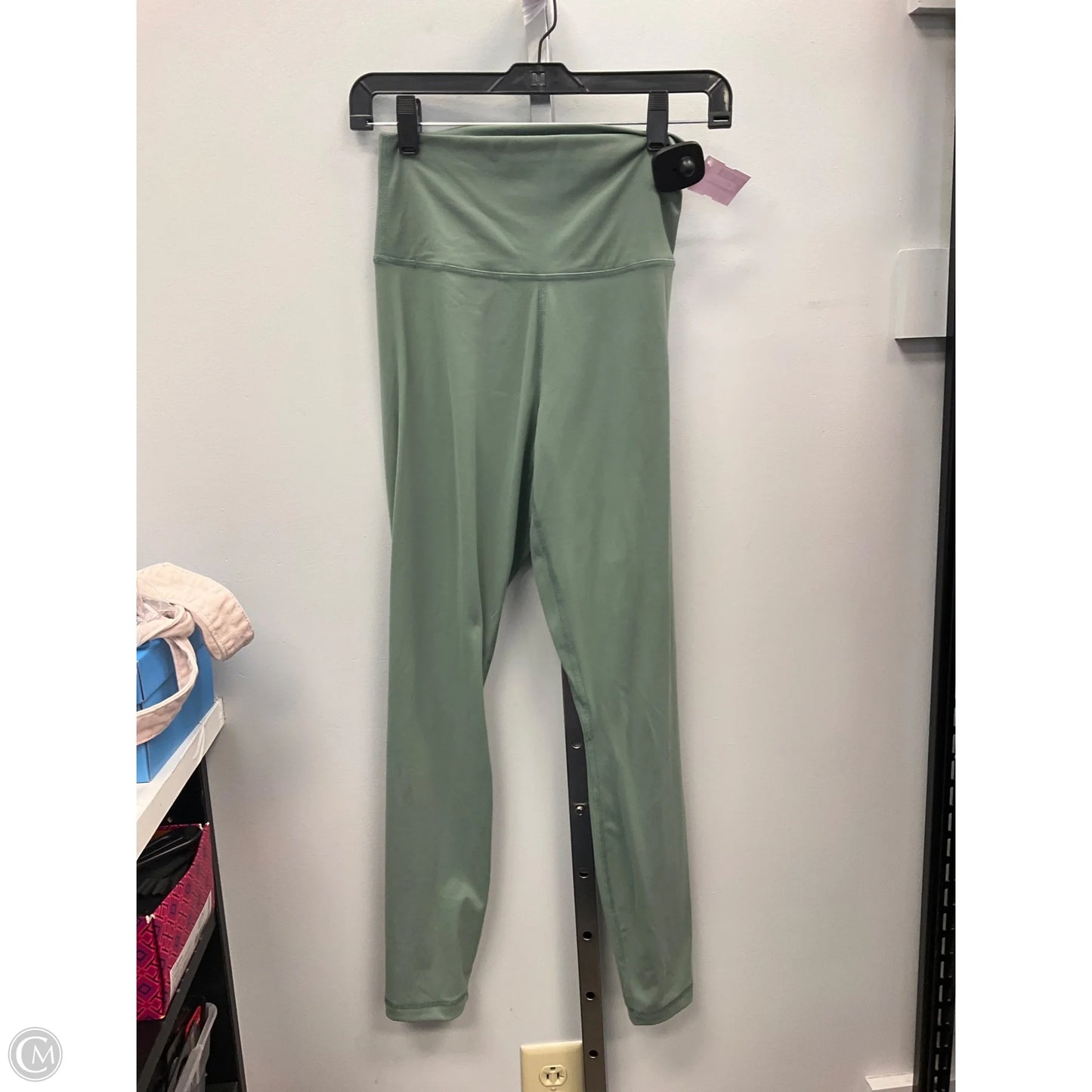 Athletic Leggings By NUUDS In Green, Size: M