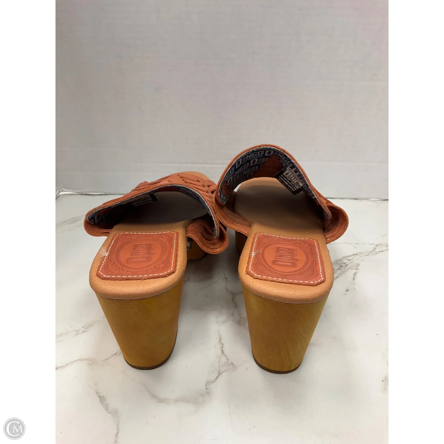 Shoes Heels Platform By Dingo In Peach, Size: 9.5
