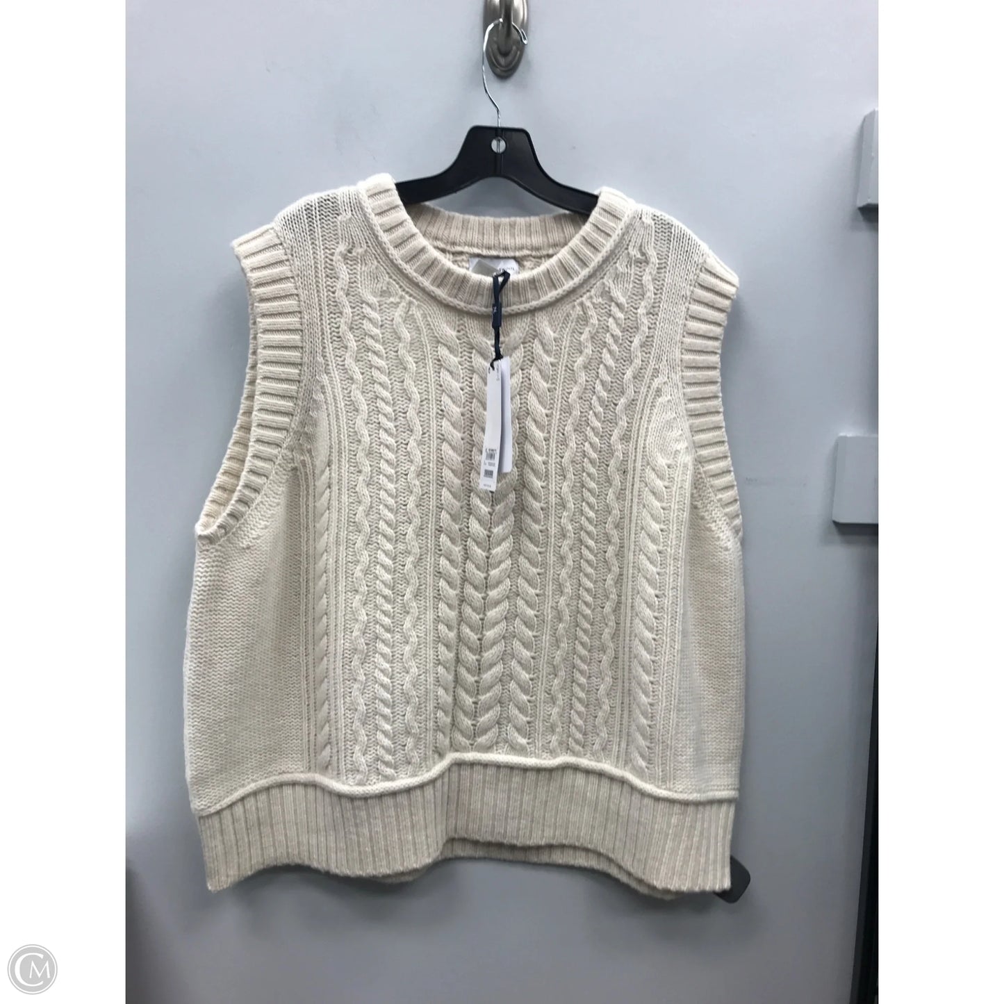 Vest Sweater By N.NEXT In Cream, Size: Xl