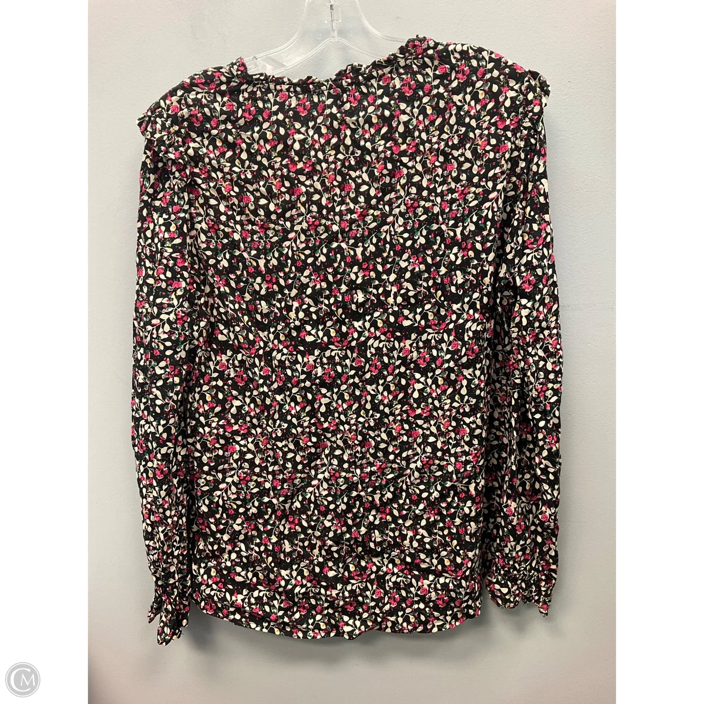 Top Long Sleeve By Alexander Jordan In Floral Print, Size: M
