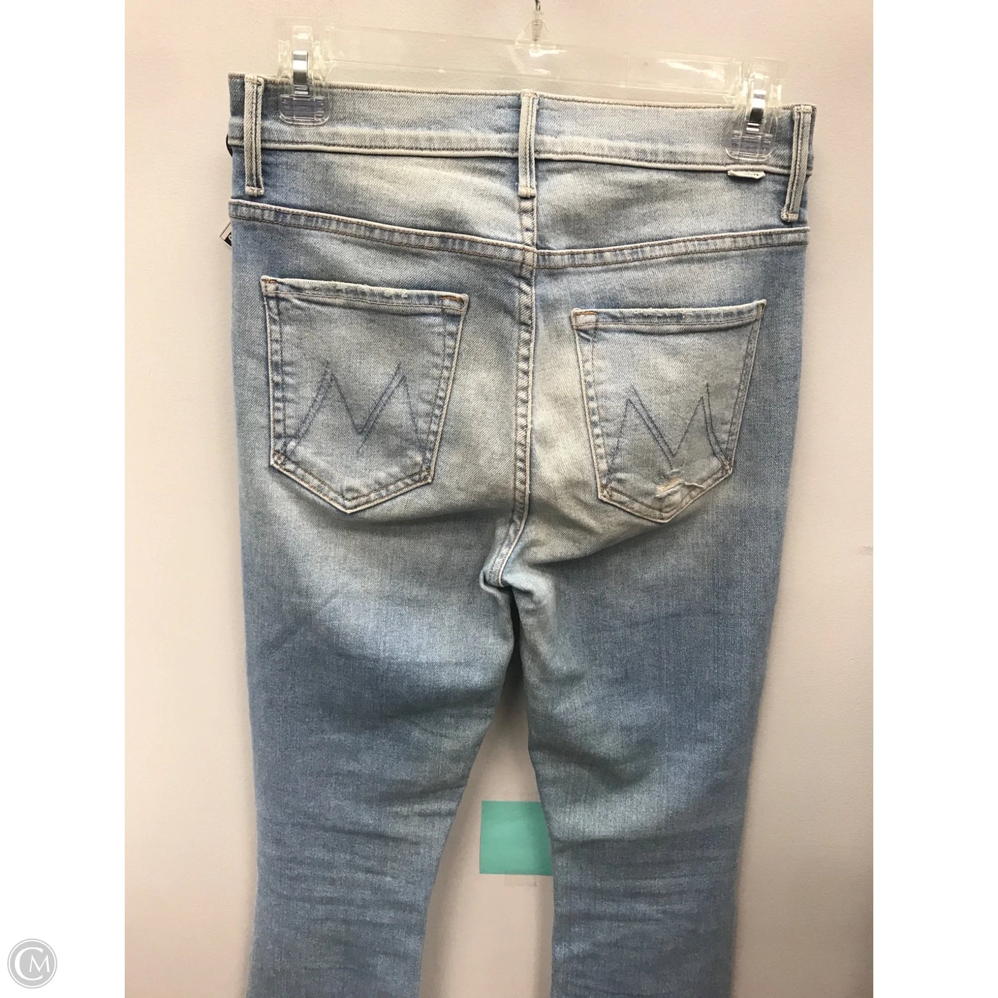 Jeans Flared By Mother In Blue Denim, Size: 4