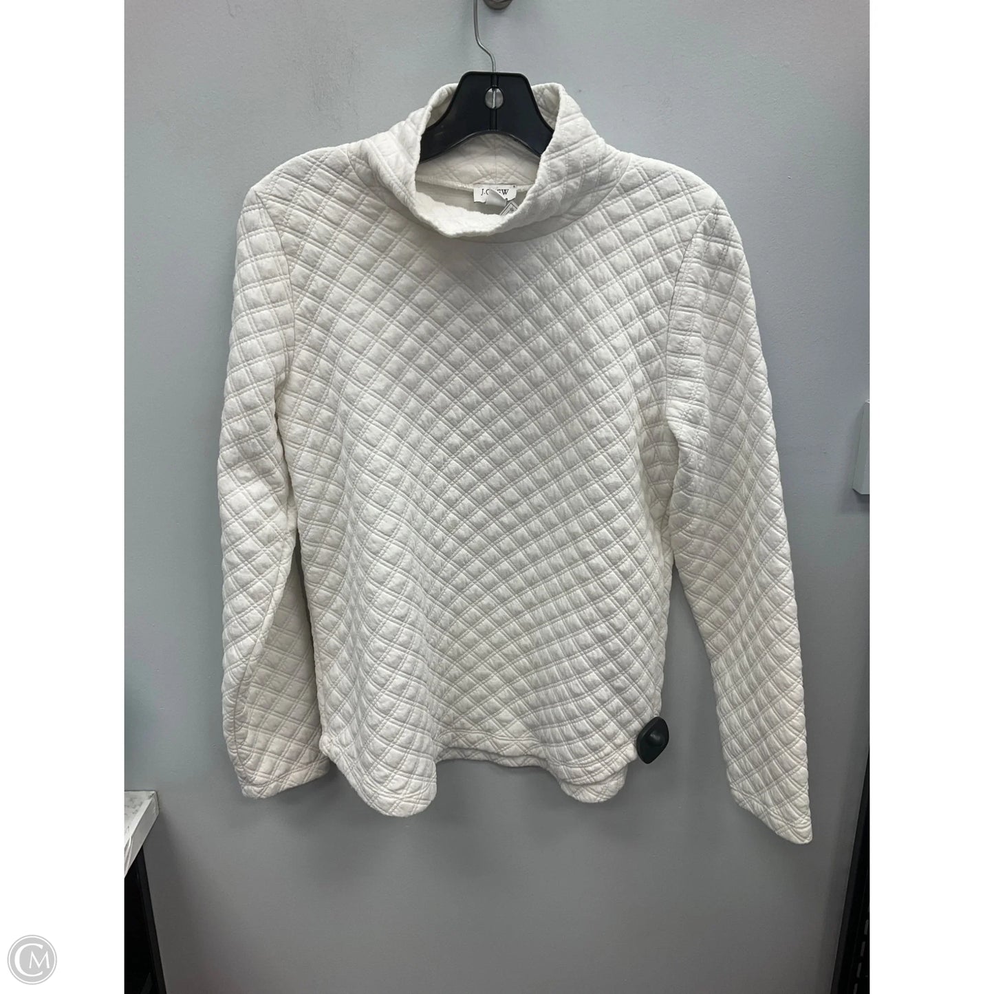 Top Long Sleeve By J. Crew In Ivory, Size: Xs