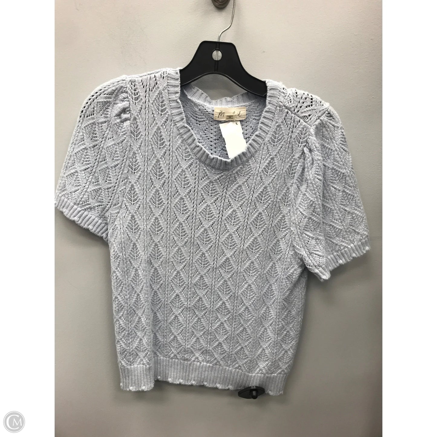 Sweater Short Sleeve By Marled In Blue, Size: S