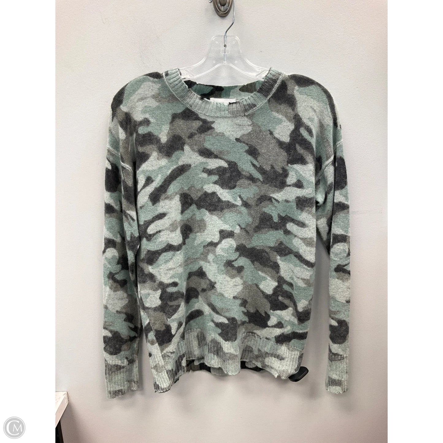 Sweater Cashmere By Cmc In Camouflage Print, Size: Xs