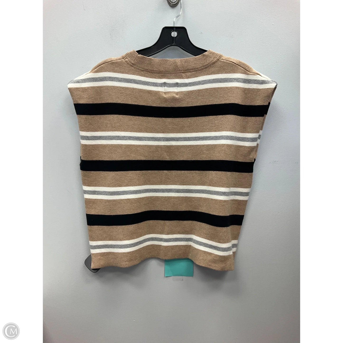 Vest Sweater By Maeve In Striped Pattern, Size: Xxs