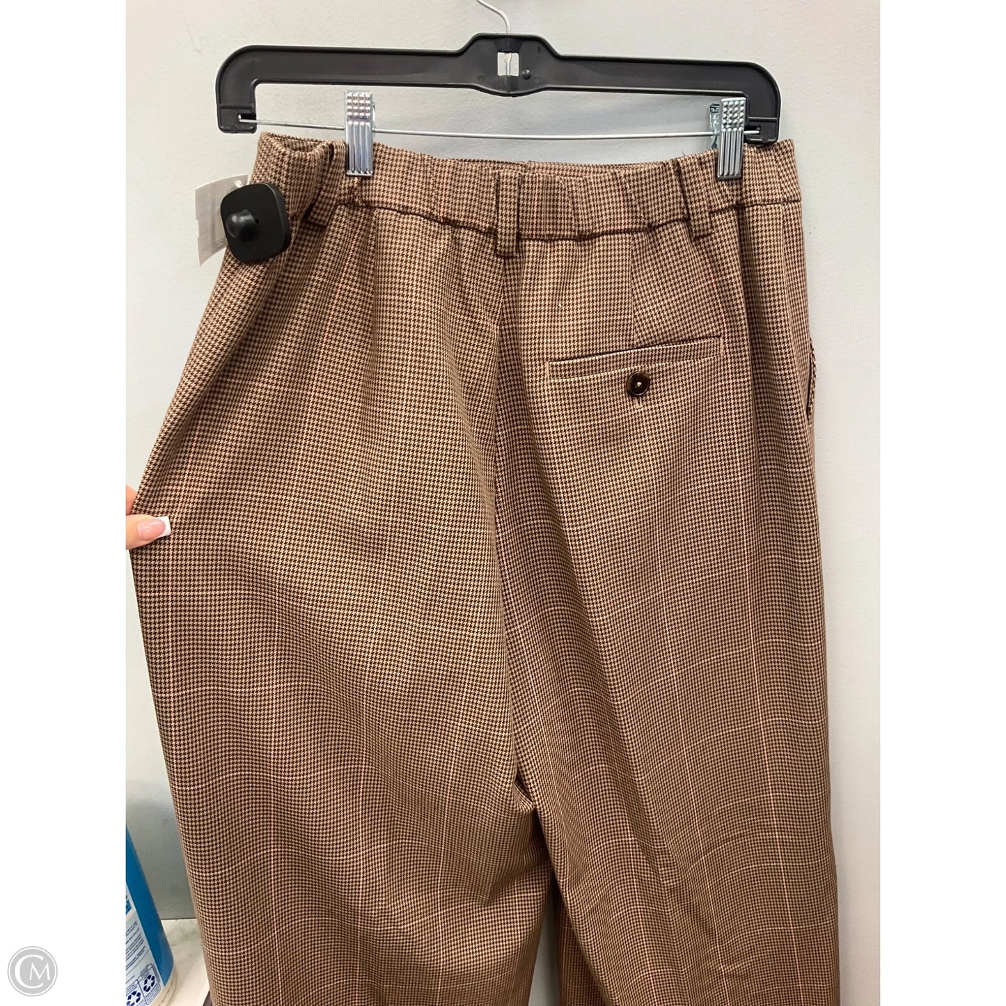 Pants Wide Leg By Maeve In Checkered Pattern, Size: S