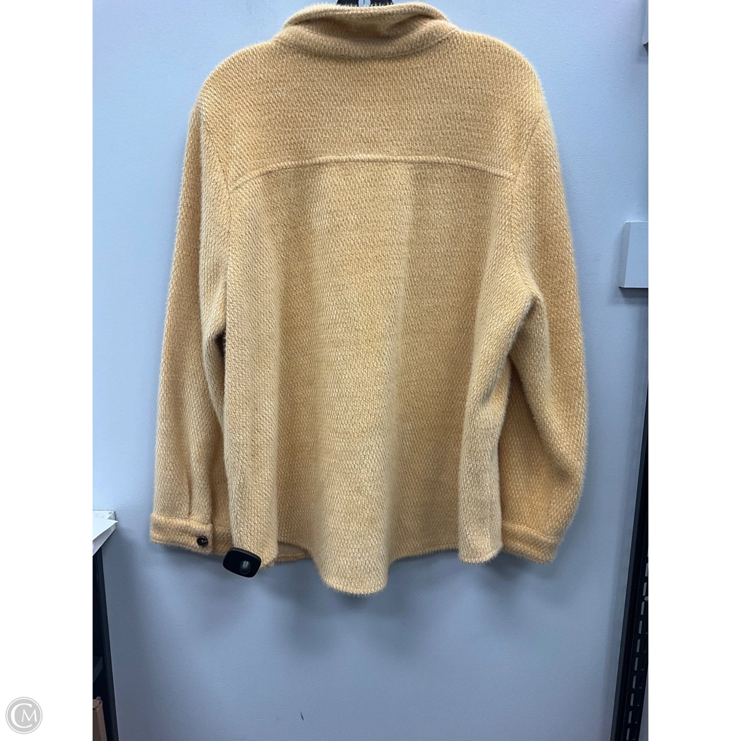 Top Long Sleeve By Skies Are Blue In Yellow, Size: 2x