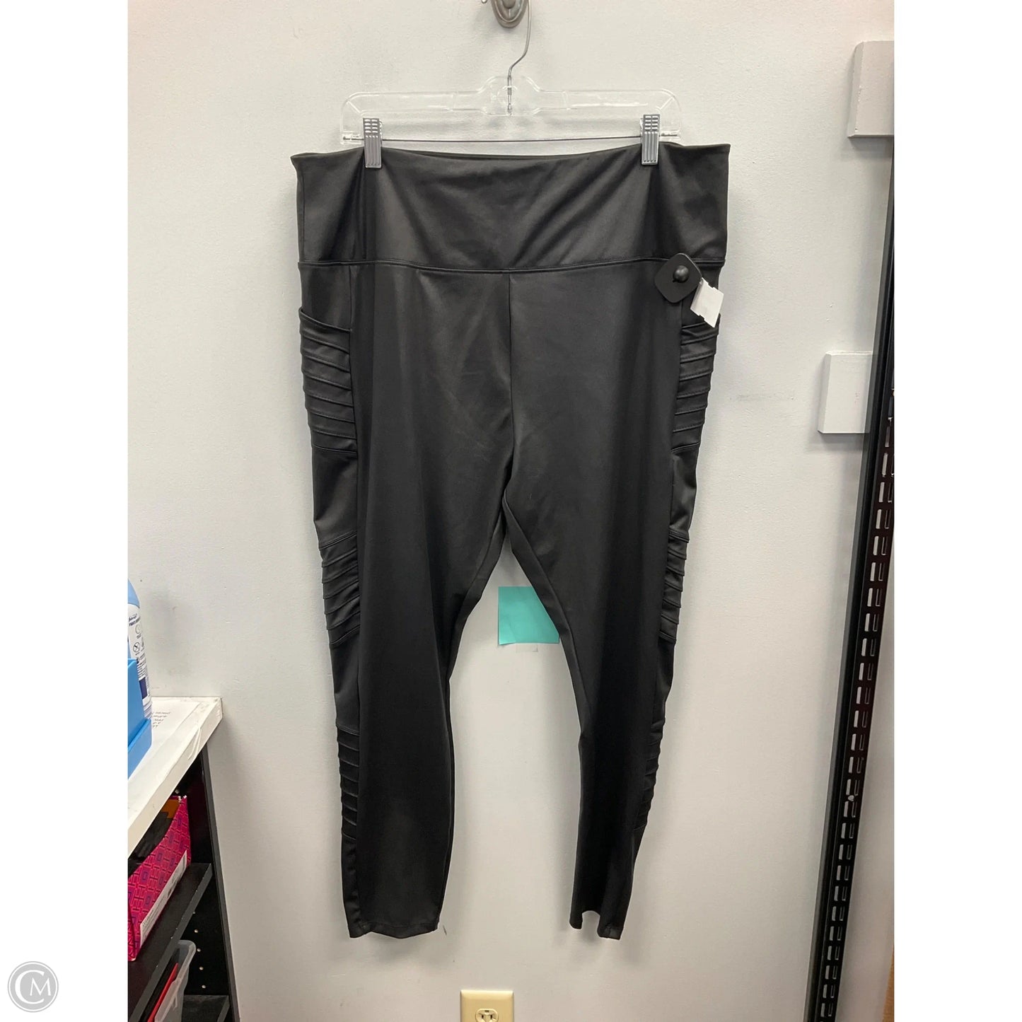 Pants Leggings By Simply Vera In Black, Size: 1x