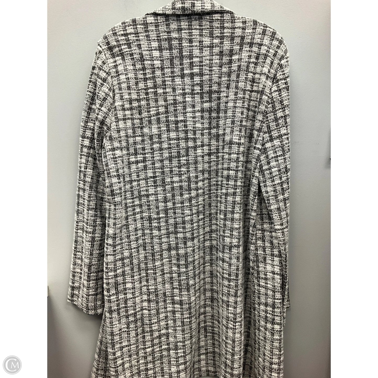 Blazer By Melloday In Black & White, Size: Xl