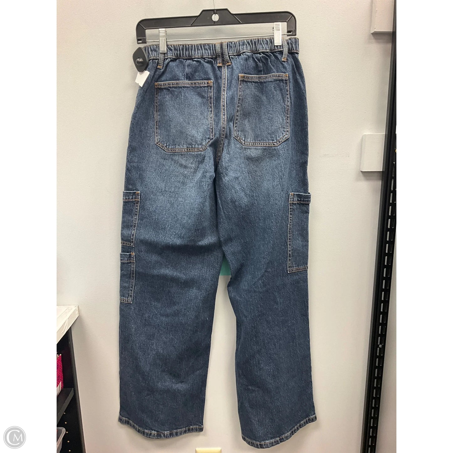 Jeans Wide Leg By No Boundaries In Blue Denim, Size: 8