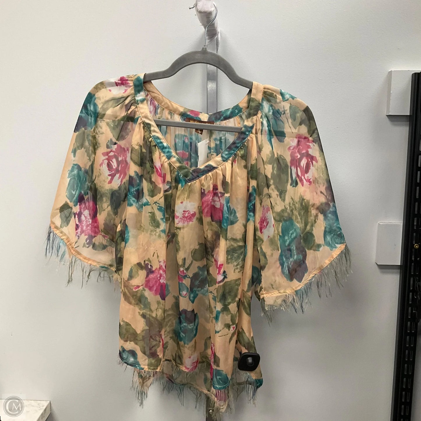 Top Short Sleeve By Cmc In Multi-colored, Size: Xs