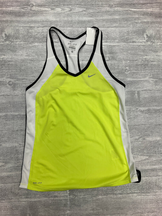 Athletic Tank Top By Nike Apparel In Green, Size: S