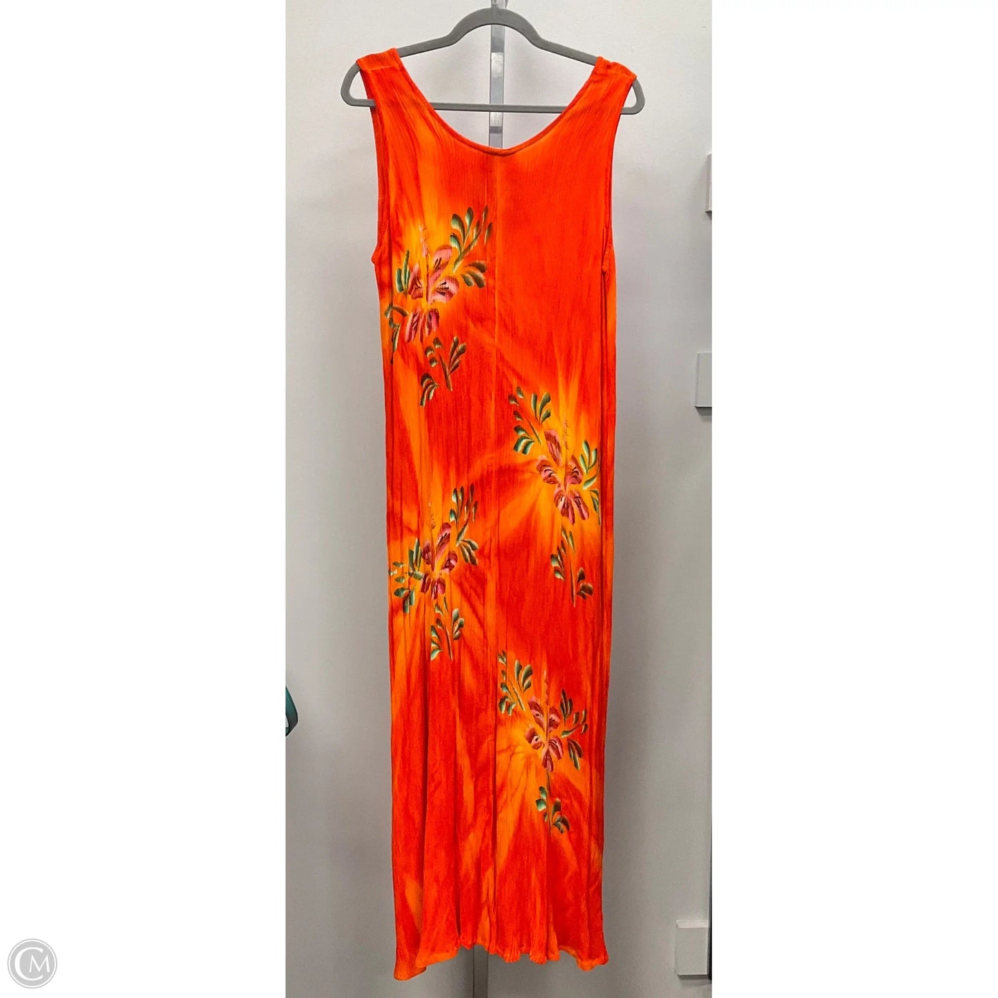 Swimwear Cover-up By Clothes Mentor In Orange, Size: Osfm
