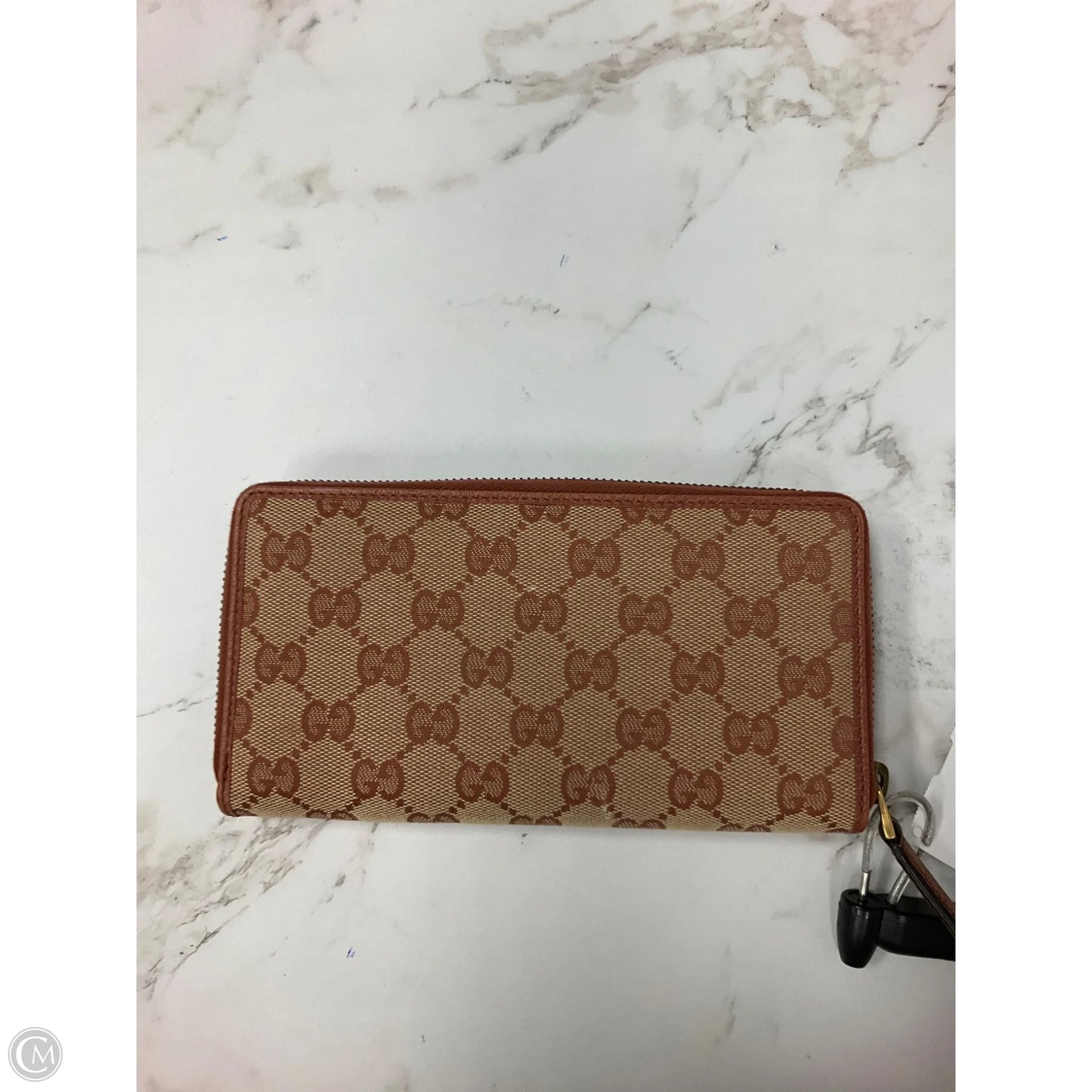 Wallet Luxury Designer By Gucci, Size: Large