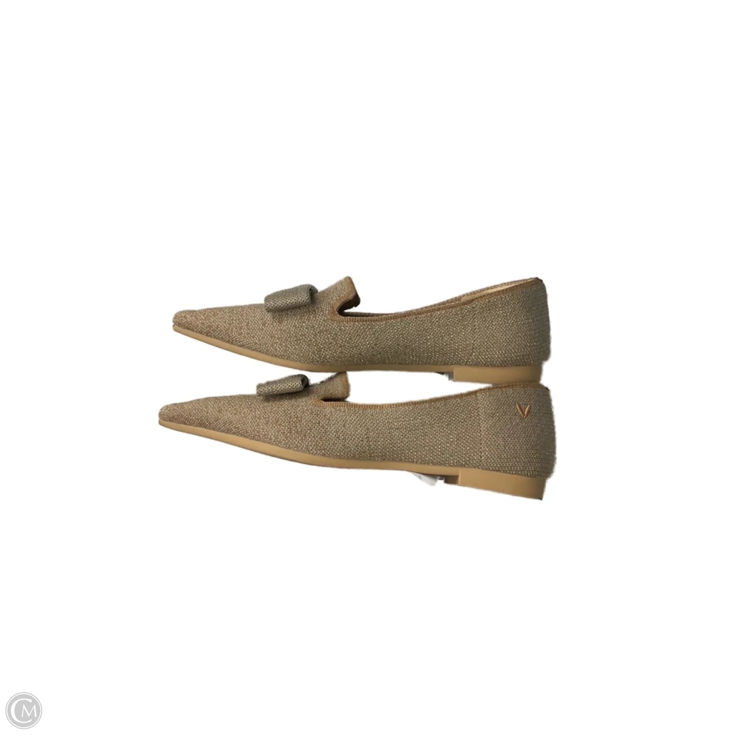 Shoes Flats By Cmc In Gold, Size: 6.5