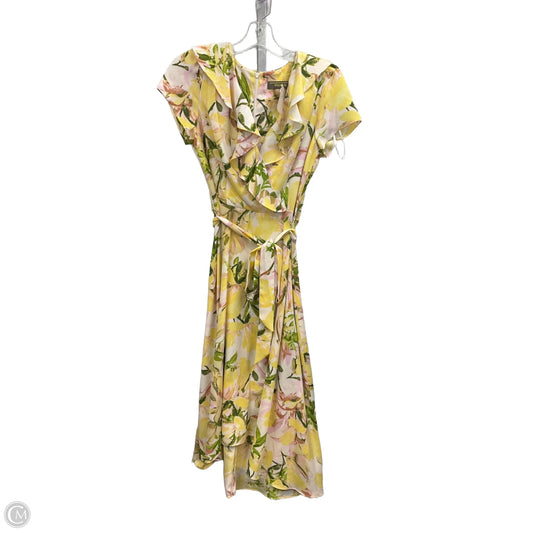 Dress Casual Midi By Clothes Mentor In Floral Print, Size: 6
