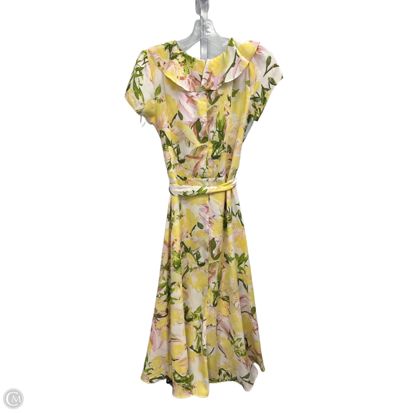 Dress Casual Midi By Clothes Mentor In Floral Print, Size: 6