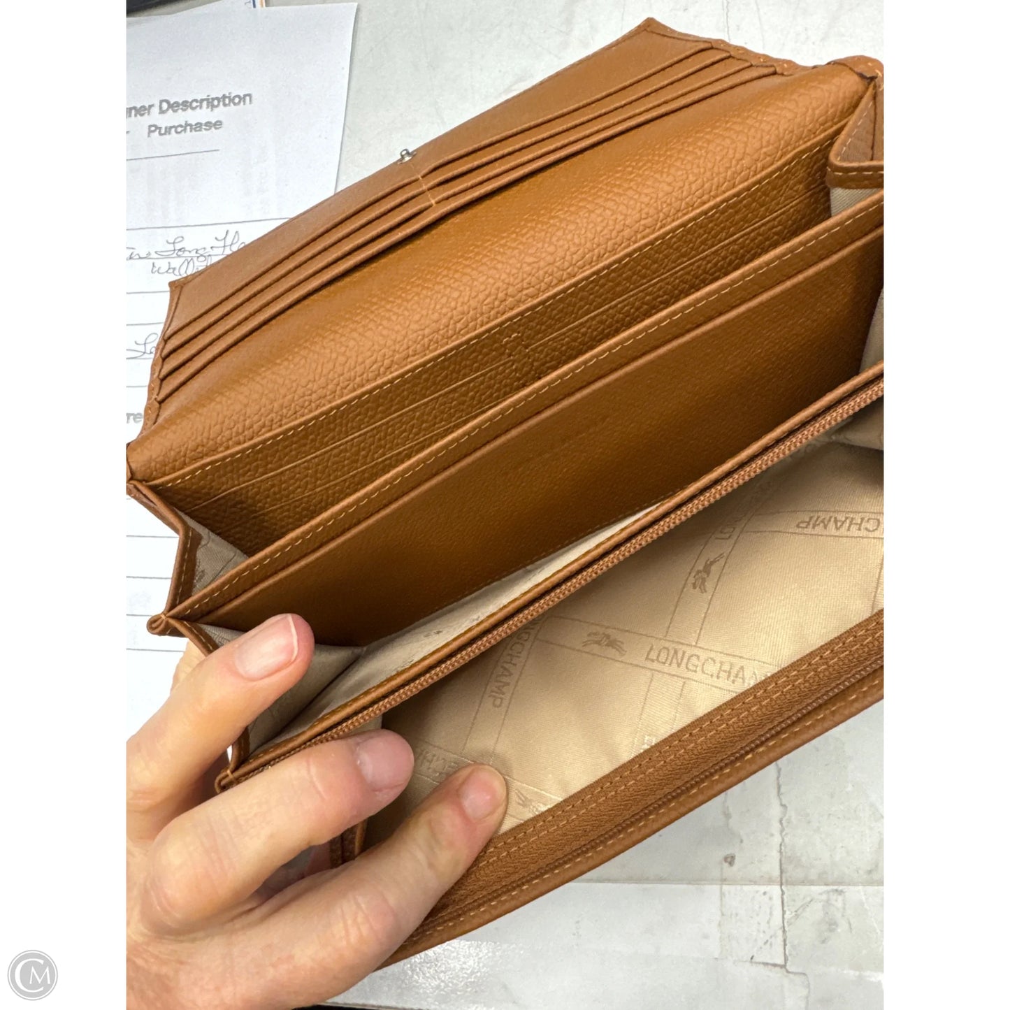 Wallet Designer By Longchamp, Size: Large