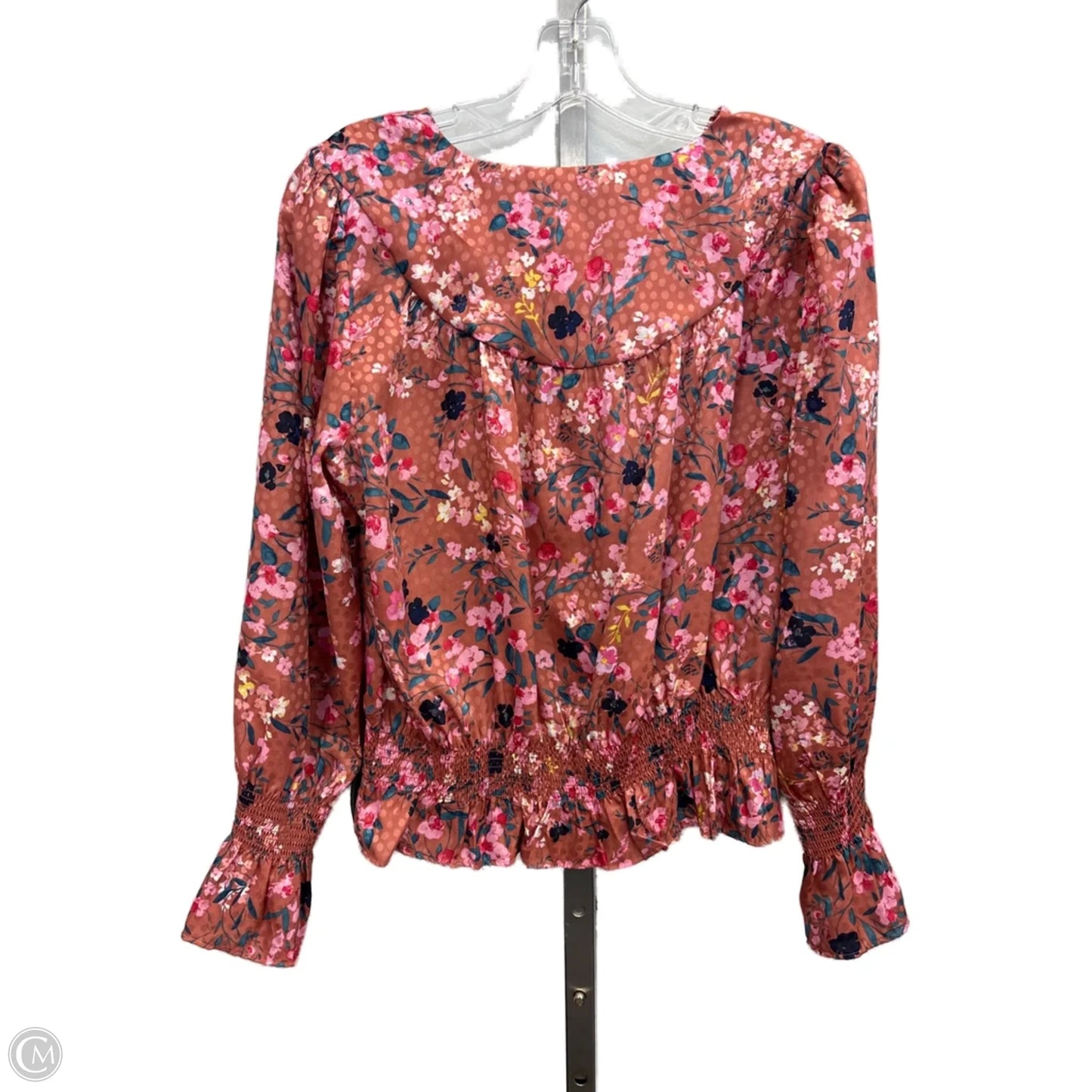 Top Long Sleeve By Ann Taylor In Floral Print, Size: Mp