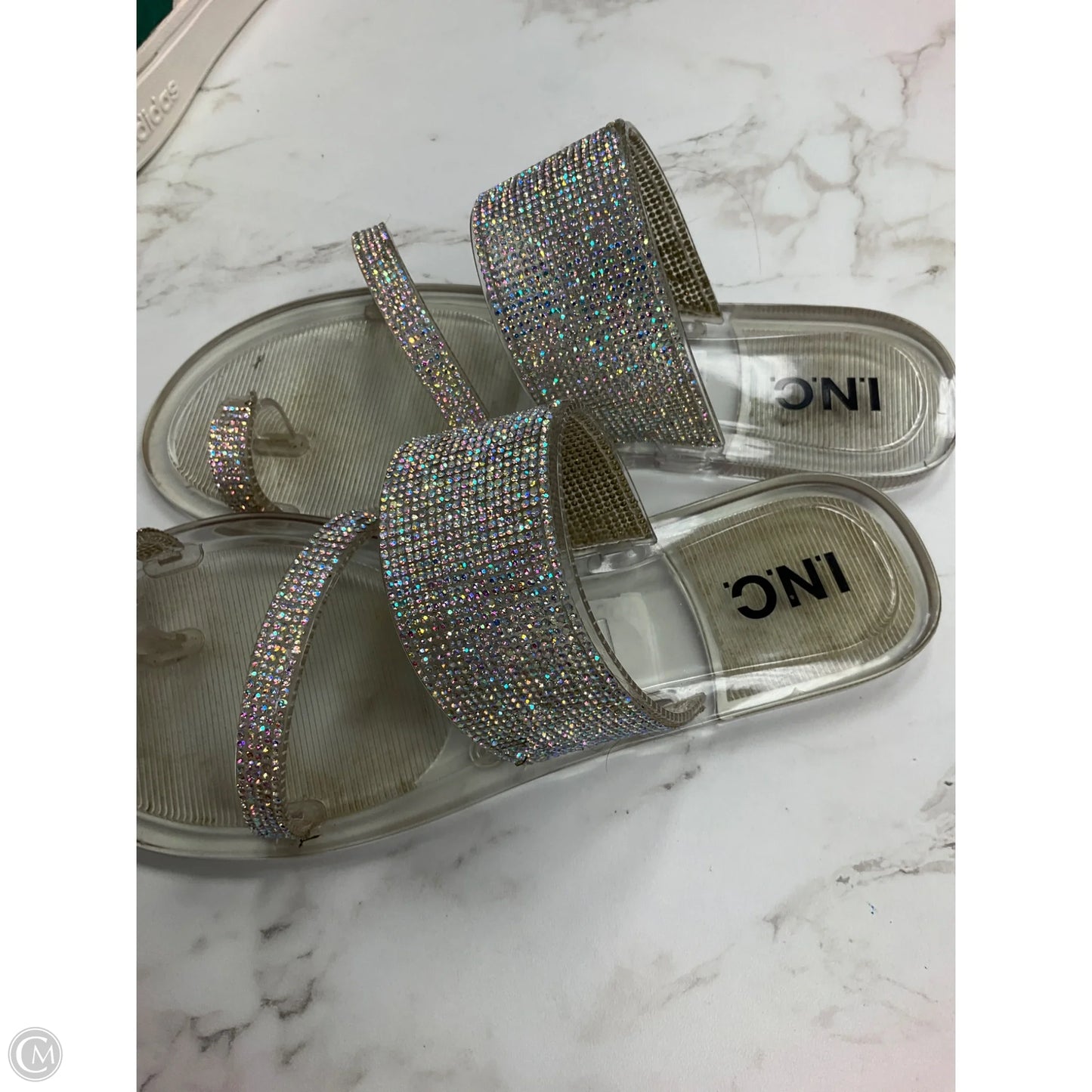 Sandals Flats By Inc In Clear, Size: 9
