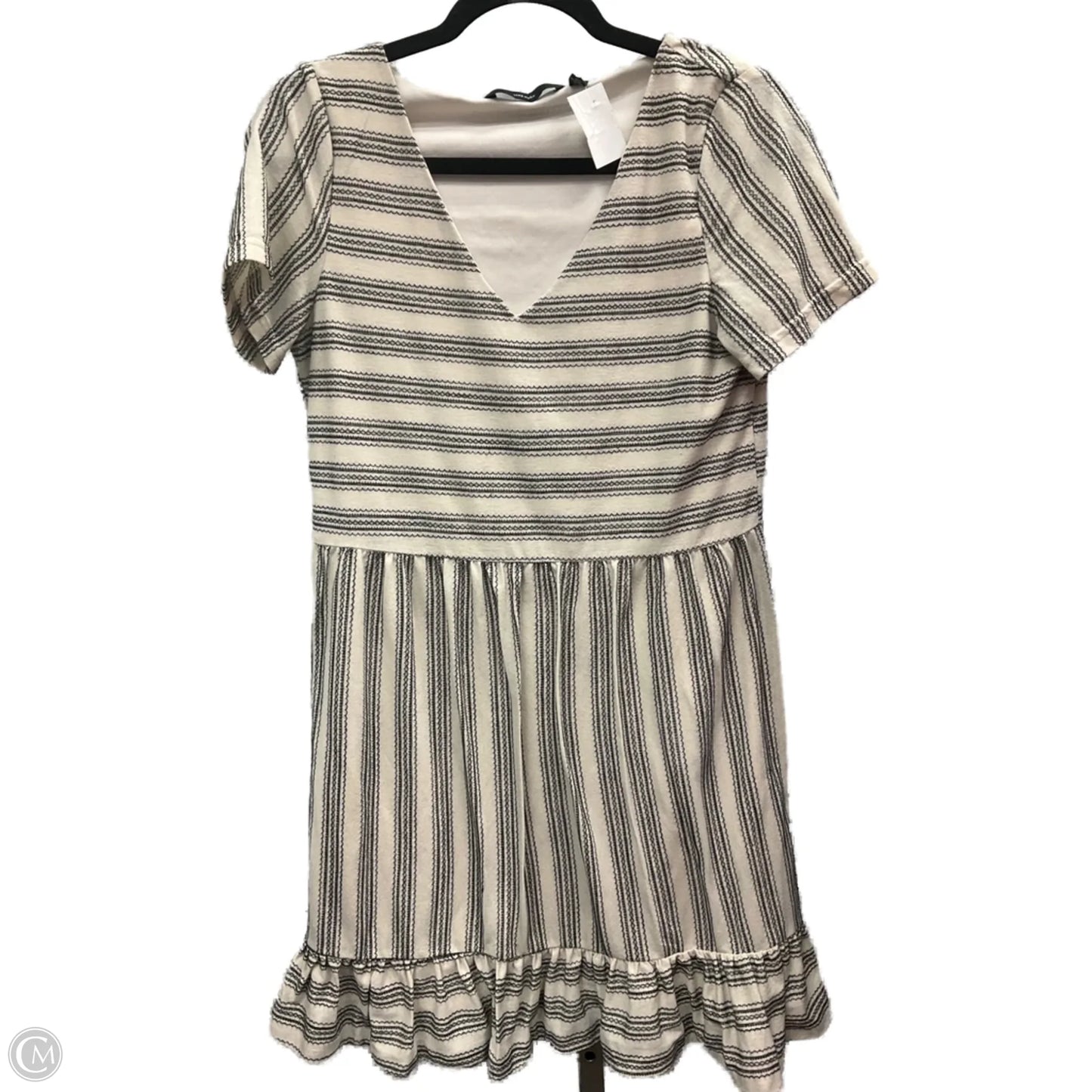 Dress Casual Short By Vero Moda In Black & Tan, Size: S