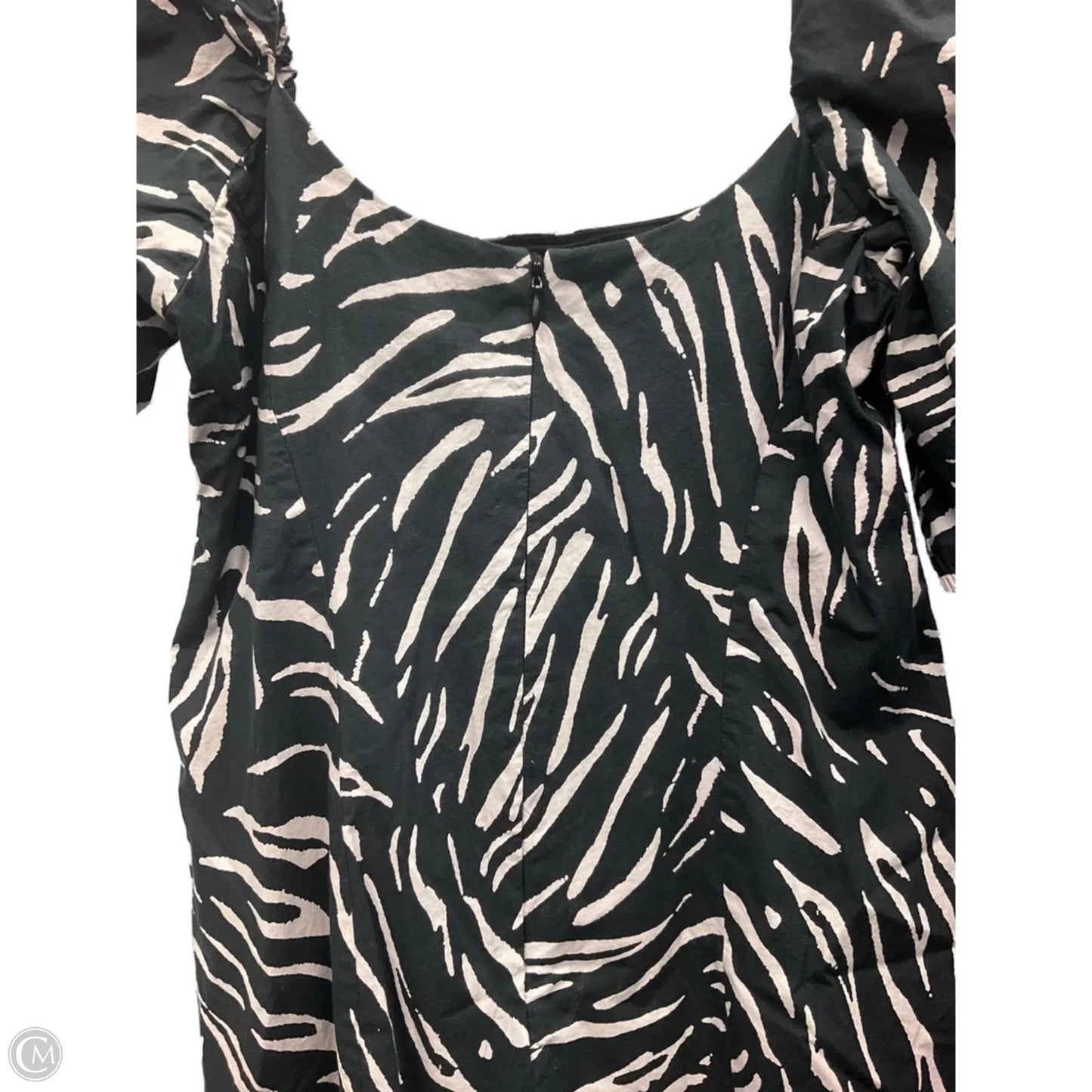 Top Short Sleeve By Blue Rain In Black & White, Size: M