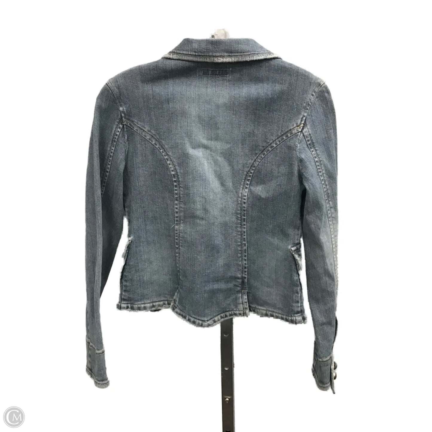 Jacket Denim By Clothes Mentor In Blue Denim, Size: S