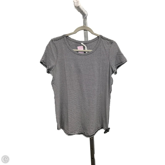 Athletic Top Short Sleeve By Lululemon In Striped Pattern, Size: 6