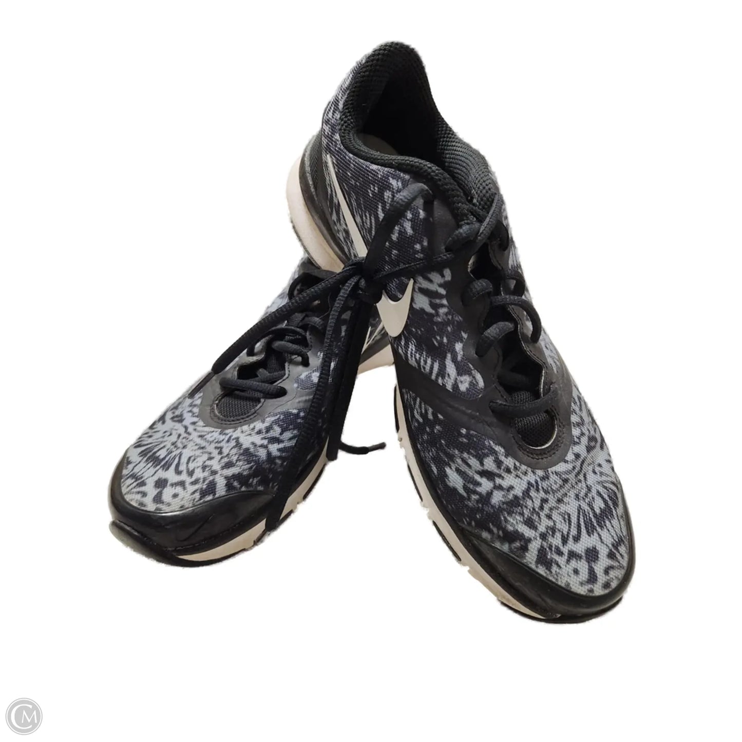 Shoes Sneakers By Nike In Black & Grey, Size: 8.5